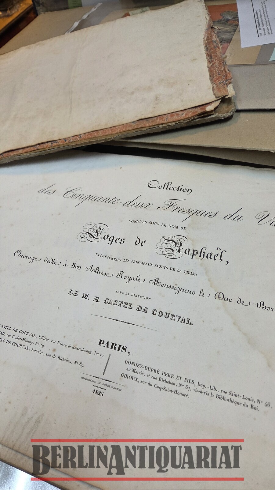 Castel de Courval,H.de., Collection des 52 fresques du Vatican, connues sou