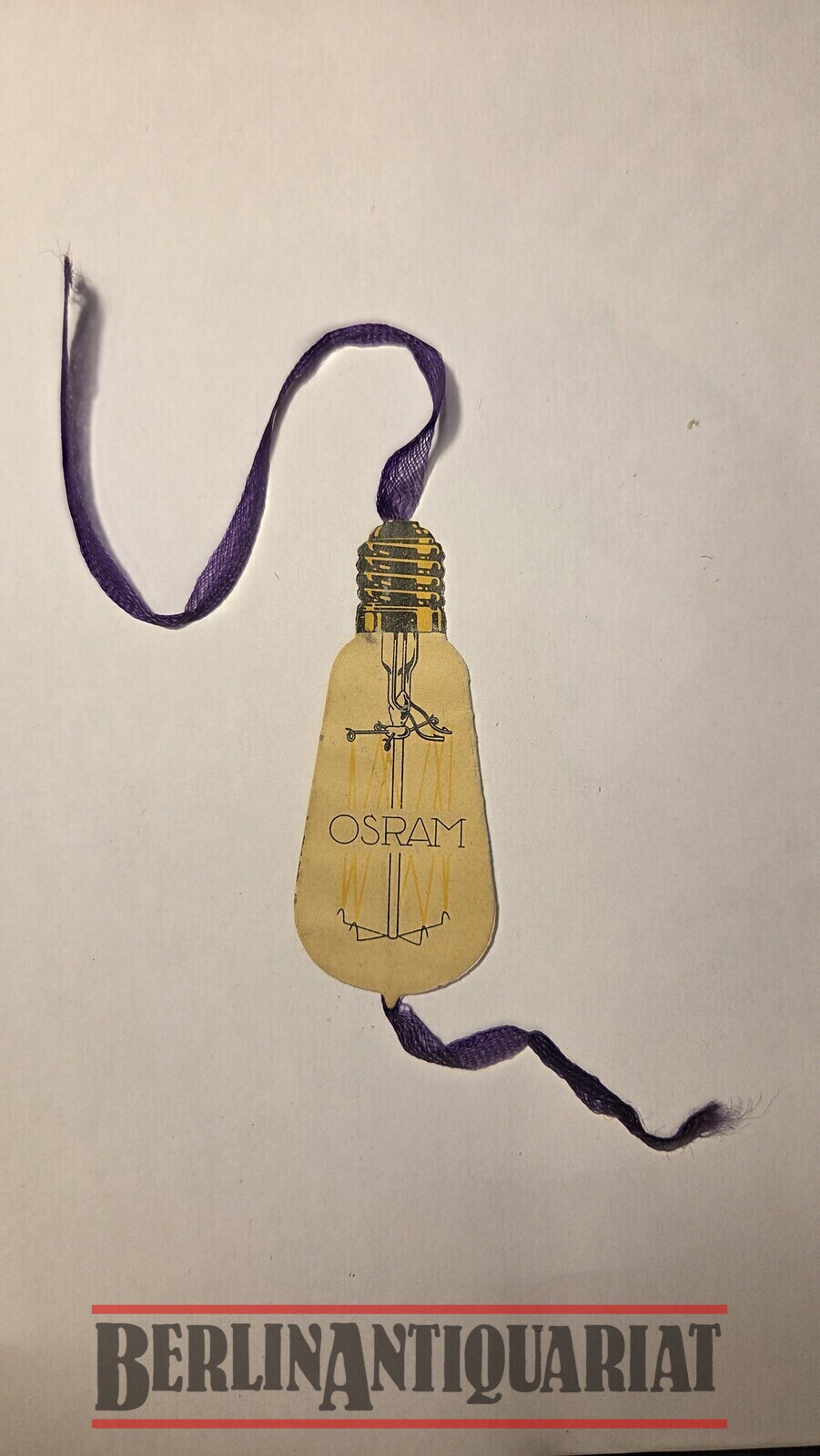 "OSRAM  Drahtfest Geringer Stromverbrauch Auergesellschaft Berlin O.17 ".
