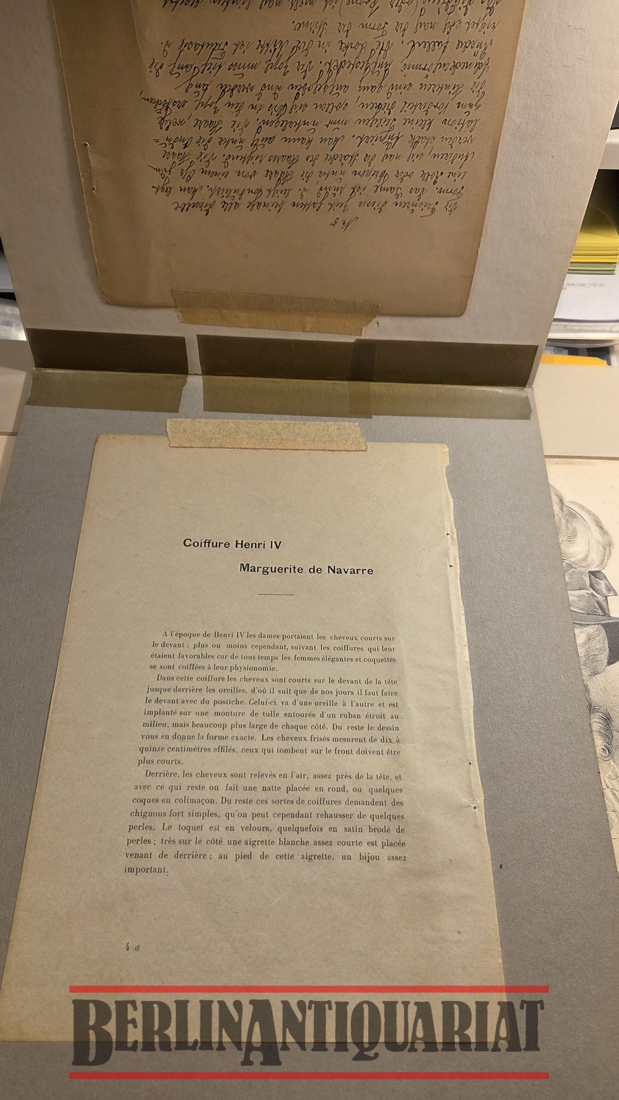 Album De Coiffures Historiques Avec Descriptions - Erstausgabe
