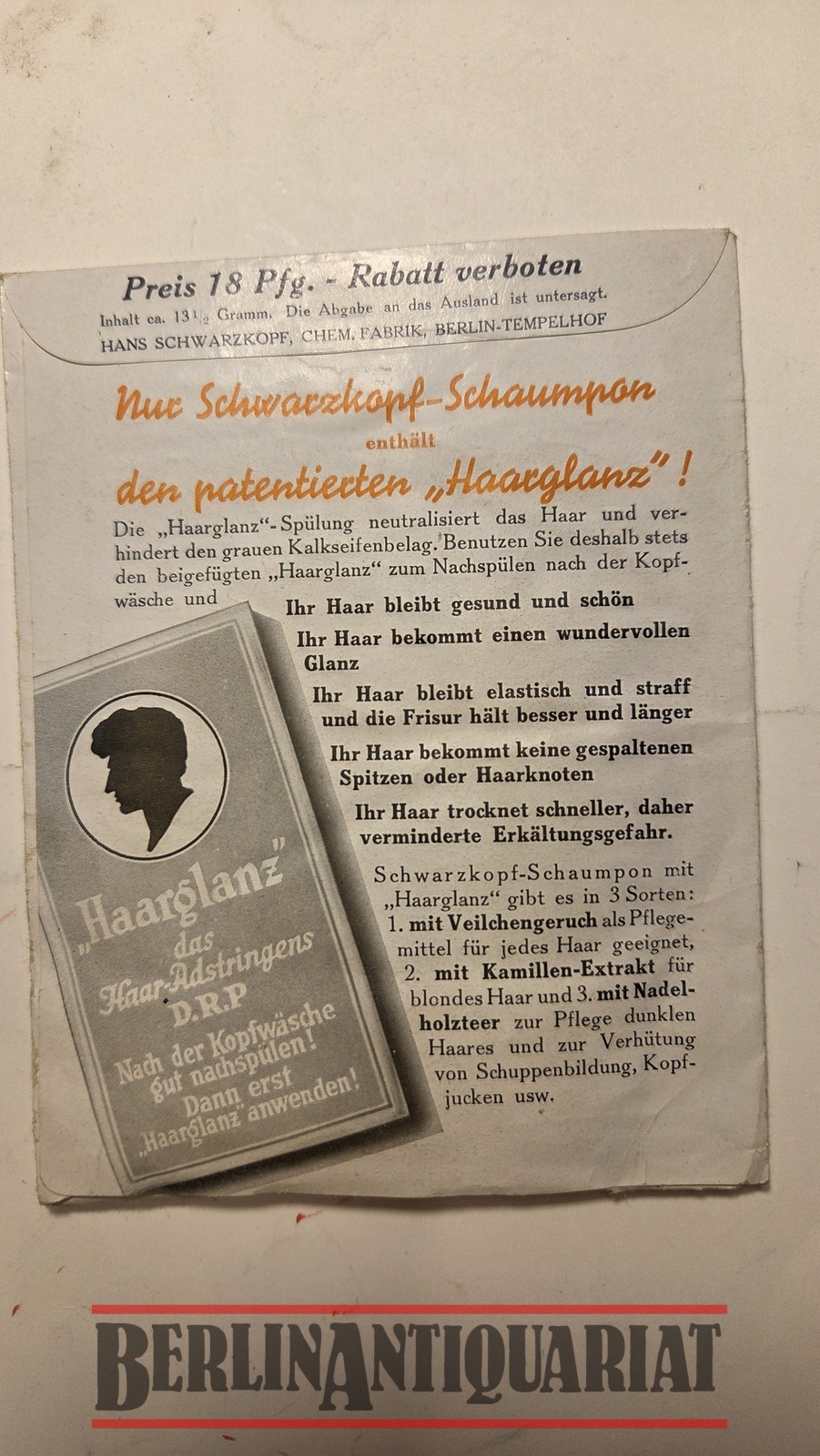 "Schwarzkopf Schaumpon".