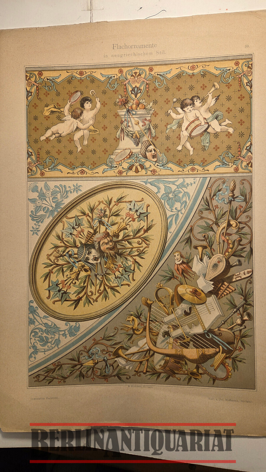 Dekorative VorbilderFarbige Jugendstil - Motive,