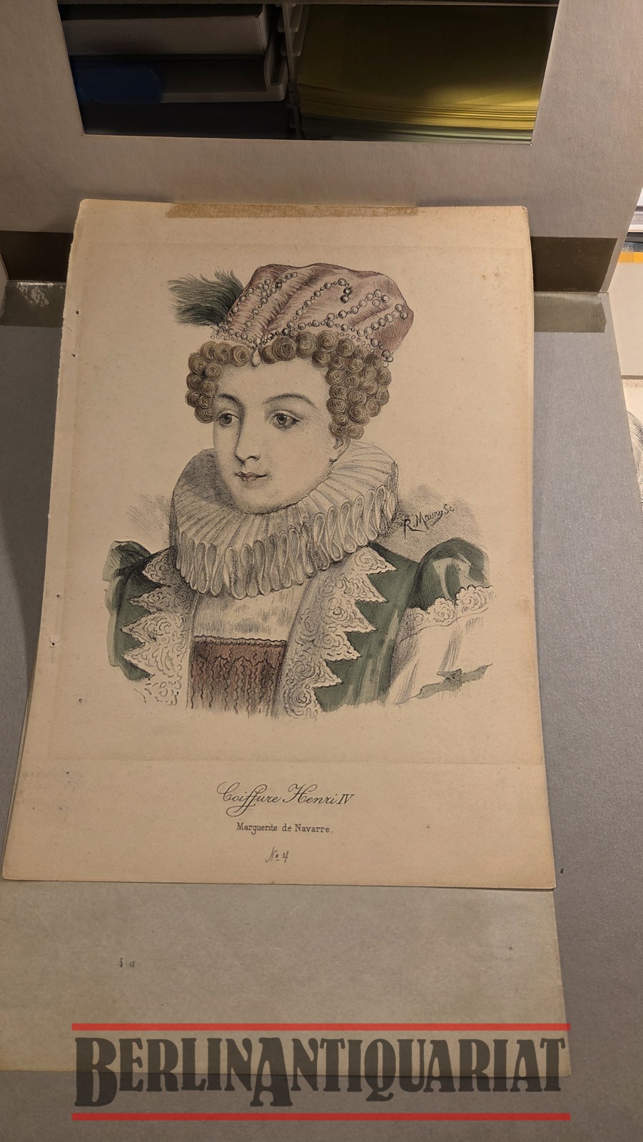 Album De Coiffures Historiques Avec Descriptions - Erstausgabe